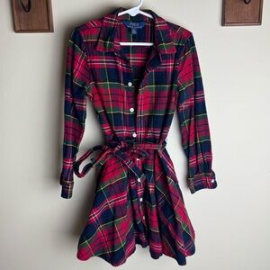 Polo by Ralph Lauren Multicolor Plaid Button Down Dress